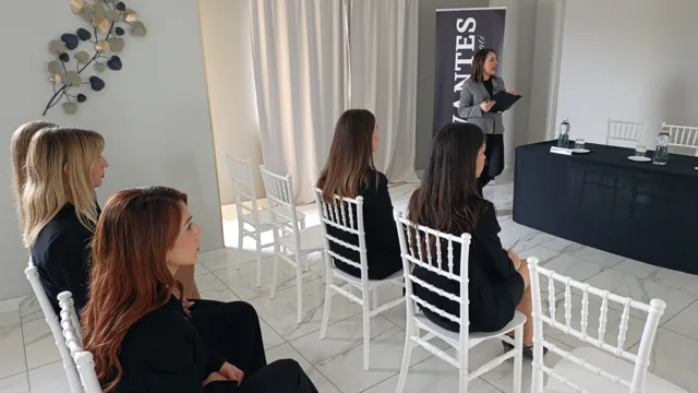 Sala di VANTES configurata a platea per un evento aziendale